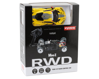 Kyosho MR-03 Mini-Z RWD ReadySet w/Corvette C8.R (Yellow) & KT-531P 2.4GHz Transmitter