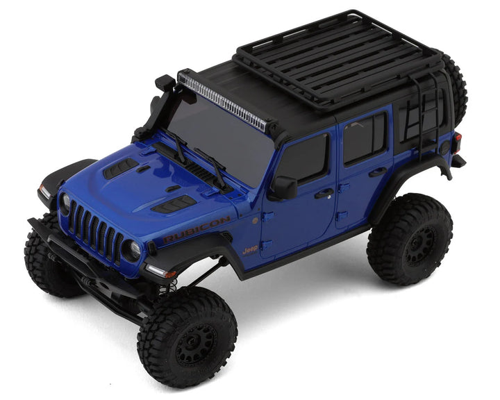 Kyosho MX-01 Mini-Z 4X4 Readyset w/Jeep Wrangler Rubicon Body (Blue Metallic) & 2.4GHz Radio