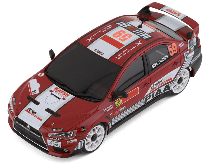 Kyosho MA-020 AWD Mini-Z ReadySet w/Mitsubishi Lancer Evo X Team & KT-531P 2.4GHz Radio