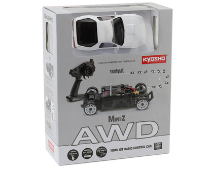 Kyosho MA-020 AWD Mini-Z ReadySet w/Mazda Savanna RX-7 FC3S Body (White) & 2.4GHz Radio