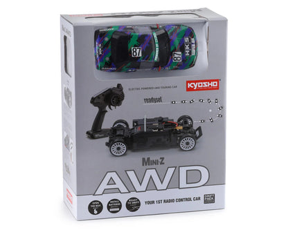 Kyosho MA-020 AWD Mini-Z ReadySet w/HKS Skyline GT-R R32 Body w/KT-531P 2.4GHz Radio
