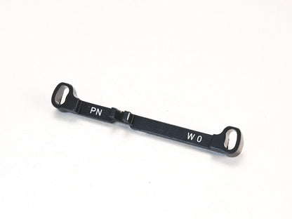PN Racing Mini-Z MR03 Alum Tie Rod W 0 (Black)