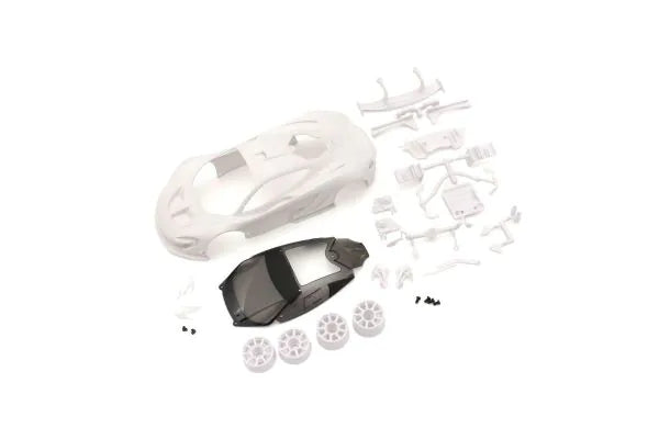 Kyosho Mini-Z McLaren P1 GTR White Body Set (w/Wheel)