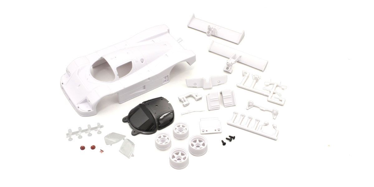 Kyosho - SAUBER MercedesC9 White body set(w/Wheel MZN193