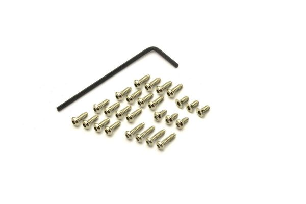 Kyosho Mini-Z Button HEX Screw Set (MR-03/Nickel)