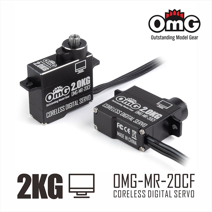 OMG - 2KG Cordless Micro Digital Servo - Programmable