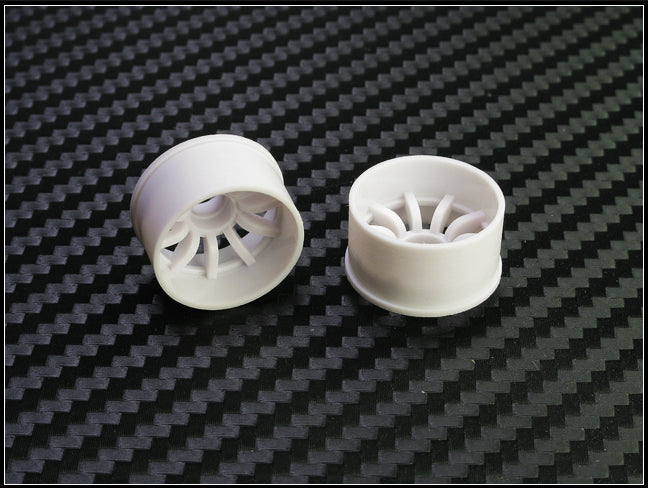 PN Racing Mini-Z 2WD Machine Cut 10 Spoke Front Wheel F2 White