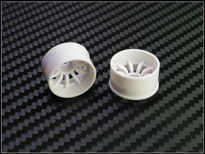 PN Racing Mini-Z 2WD Machine Cut 10 Spoke Front Wheel F2 White