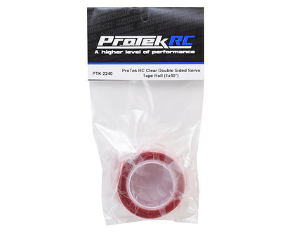 ProTek RC Clear Double Sided Servo Tape Roll (1x40")